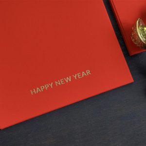 Bao Lì Xì Tết 2027 Đinh Mùi Ép Kim – Giấy Nhung 10x19cm – CBN Design